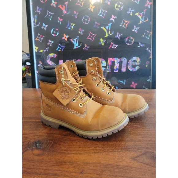 Timberland Shoes - Timberland Boots size 7 Womens waterproof 6 inch nubuck